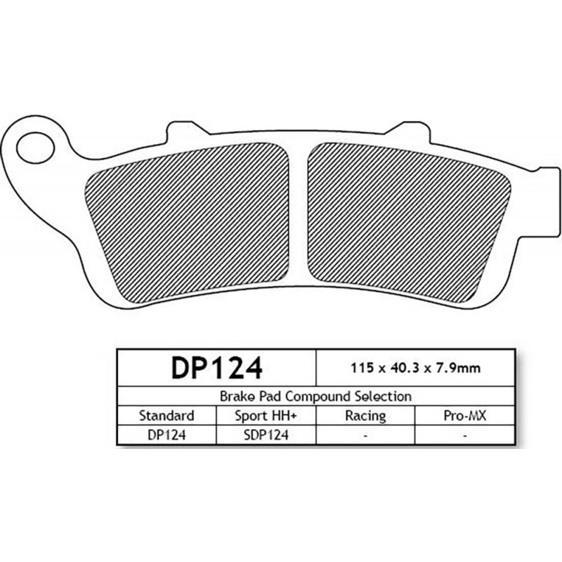 Накладки DP124 Honda