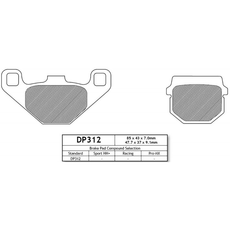 Накладки DP312 Aprilia