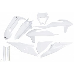 Комплект пластмаси UFO KTM EXC/EXC-F 20-23 Бял 042