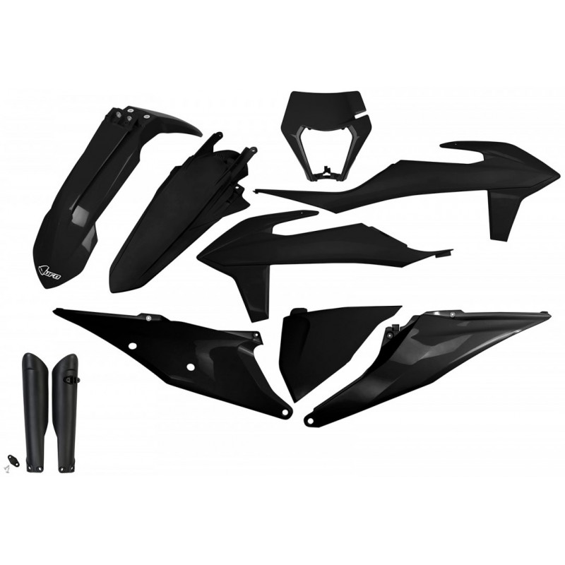 Комплект пластмаси UFO KTM EXC/EXC-F 20-23 Черен  001