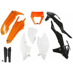 Комплект пластмаси UFO за KTM EXC/EXC-F 17-19 ОЕМ 18 