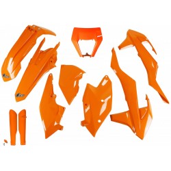 Комплект пластмаси UFO KTM за EXC/EXC-F 17-19 Оранжев 