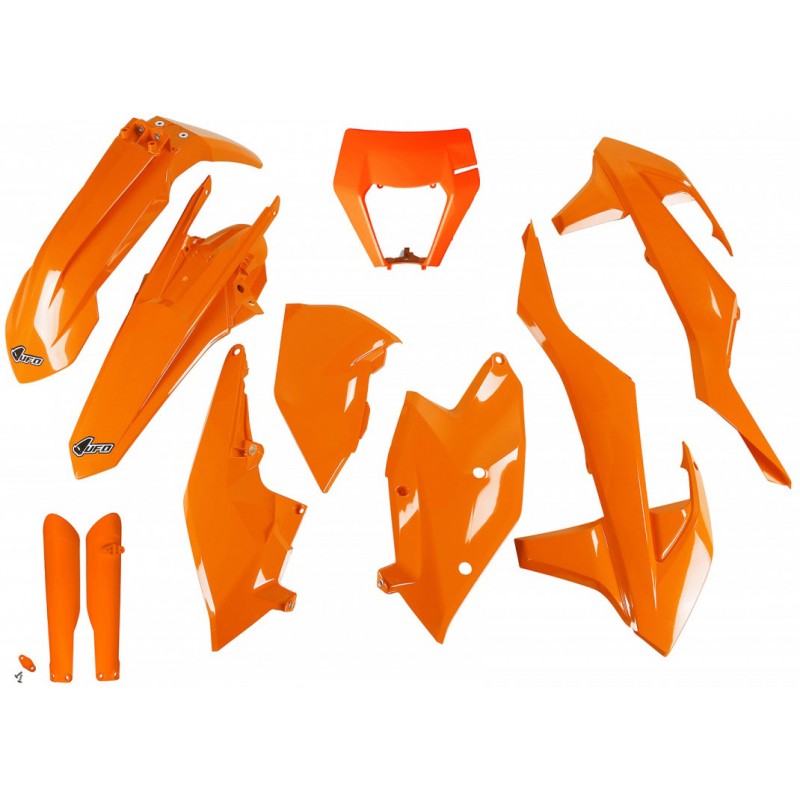Комплект пластмаси UFO KTM за EXC/EXC-F 17-19 Оранжев 