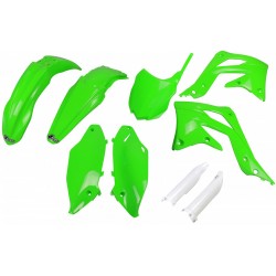 Комплект пластмаси UFO Kawasaki KX450F 13-15 Зелен
