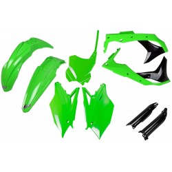 Комплект пластмаси UFO Kawasaki KX250F 18-20 ОЕМ Зелен