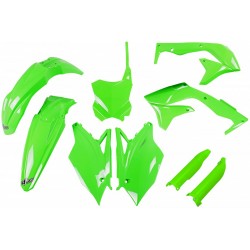 Комплект пластмаси UFO за Kawasaki KX450F 18 Зелен