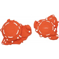 Комплект предпазители за капаци KTM EXC250 24-25, EXC300 24-27; HUSQVARNA TE250/300 24-27 ОРАНЖЕВ