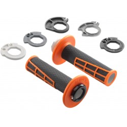 Дръжки Lock On KTM EXC/EXC-F 24-27, SX/SX-F 23-27 ОТВОРЕНИ ОРАНЖЕВИ