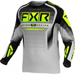 Тениска Clutch Pro MX 24 Grey Hi Vis