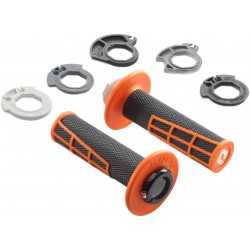 Дръжки Lock On KTM EXC/EXC-F 24-27, SX/SX-F 23-27 ЗАТВОРЕНИ ОРАНЖЕВИ