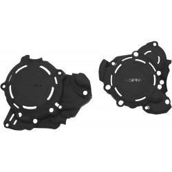 Комплект предпазители за капаци KTM EXC250 24-25, EXC300 24-27; HUSQVARNA TE250/300 24-27 ЧЕРЕН
