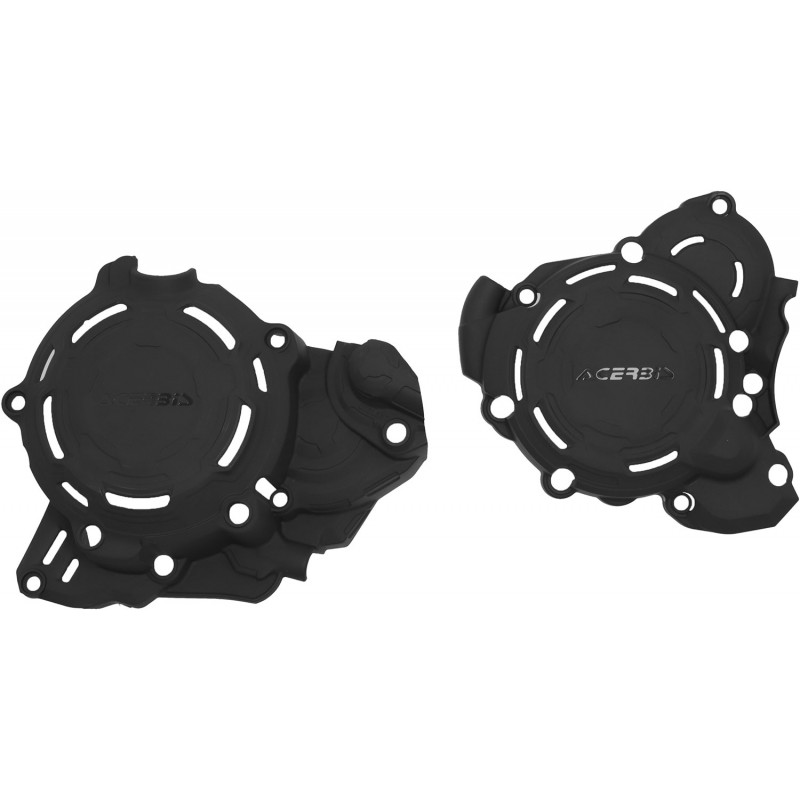 Комплект предпазители за капаци KTM EXC250 24-25, EXC300 24-27; HUSQVARNA TE250/300 24-27 ЧЕРЕН