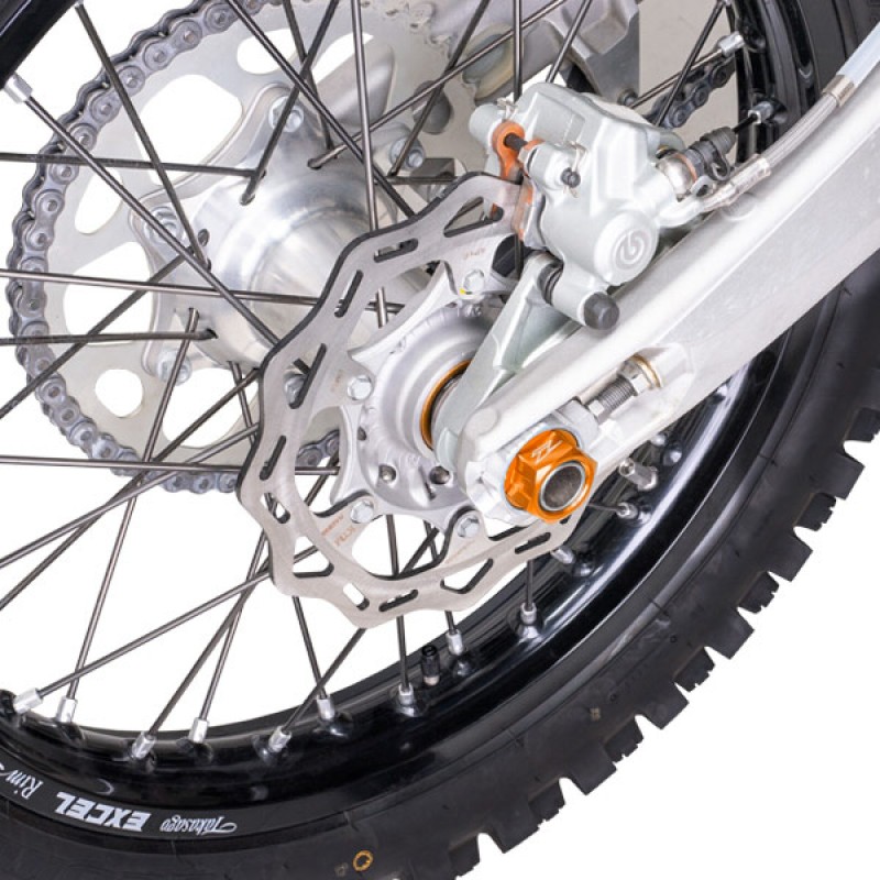 Гайка задна ос KTM SX/SX-F 23-27, EXC/EXC-F 27; HUSQVARNA TC/FC 23-27, TE/FE 24-27 ОРАНЖЕВ