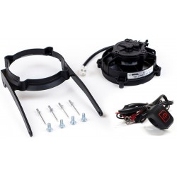 Перка за охлаждане SPAL комплект с Led ON/OFF бутон за KTM EXC 04-16, EXC-F 08-16; Husqvarna TE/FE 14-16