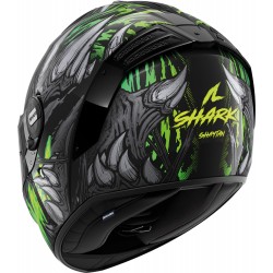 Каска Spartan RS Shaytan Black Green