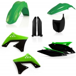 Пълен кит пластмаси Kawasaki KX250F 09-12 Зелен