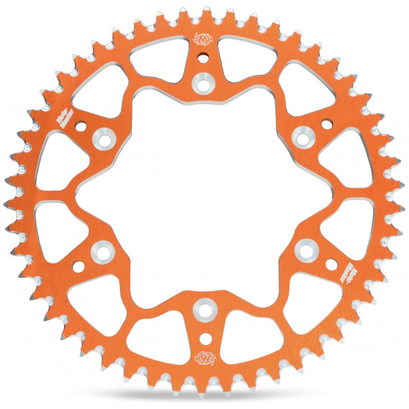Заден алуминиев зъбак 428 KTM SX85/105; HUSQVARNA TC85; GAS GAS MC85 ORANGE