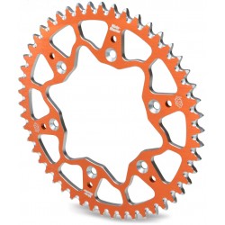 Заден алуминиев зъбак 420 KTM SX65; GAS GAS MC65; HUSQVARNA TC65 ORANGE