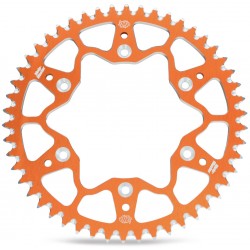 Заден алуминиев зъбак 420 KTM SX65; GAS GAS MC65; HUSQVARNA TC65 ORANGE