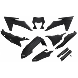 Комплект пластмаси KTM KTM EXC-F250-501 24-25, EXC150/250 24-25, EXC300 24-25 ЧЕРЕН