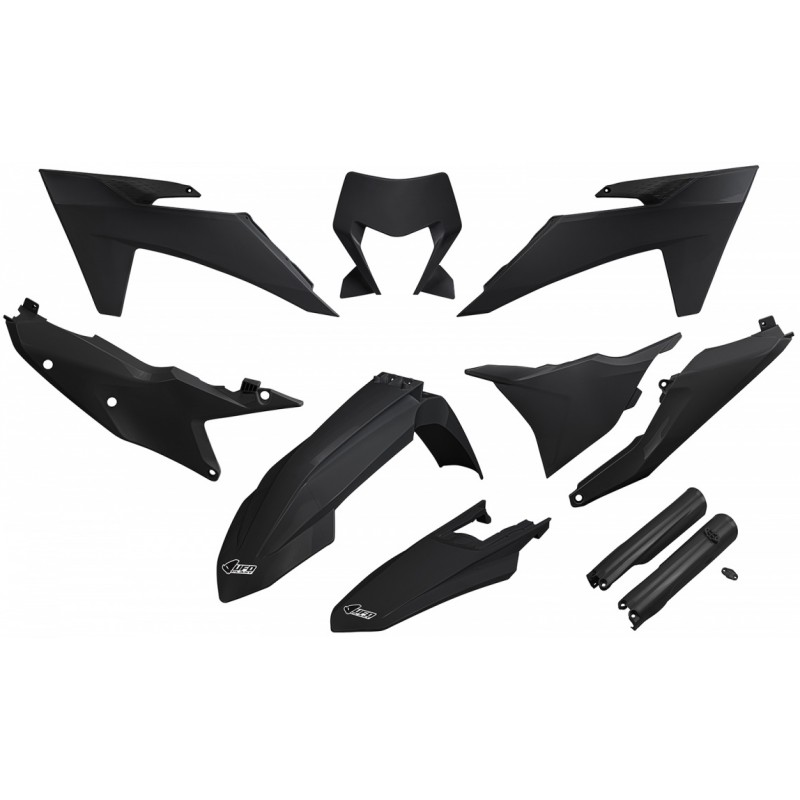 Комплект пластмаси KTM KTM EXC-F250-501 24-25, EXC150/250 24-25, EXC300 24-25 ЧЕРЕН