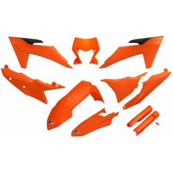 Комплект пластмаси KTM EXC-F250-501 24-25, EXC150/250 24-25, EXC300 24-25 ОРАНЖЕВ