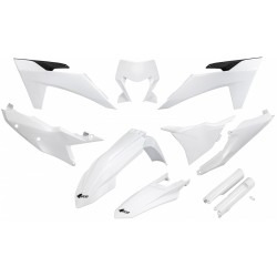 Комплект пластмаси KTM EXC-F250-501 24-25, EXC150/250 24-25, EXC300 24-25 БЯЛ
