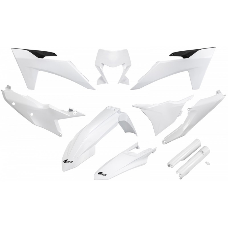 Комплект пластмаси KTM EXC-F250-501 24-25, EXC150/250 24-25, EXC300 24-25 БЯЛ