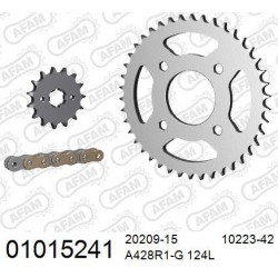Кит верига и зъбаци Honda CBR150 06-12 15/42/A428R1-G 124L