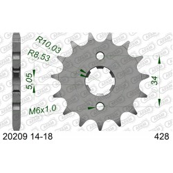 Кит верига и зъбаци Honda CBR150 06-12 15/42/A428R1-G 124L