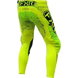 Детски панталон Podium MX25 HiVis Lime Black