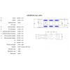 Мотоциклетна верига MX6-GG Gold ARS 520/120L