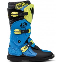 Детски ботуши Flame Light Blue Lime Black