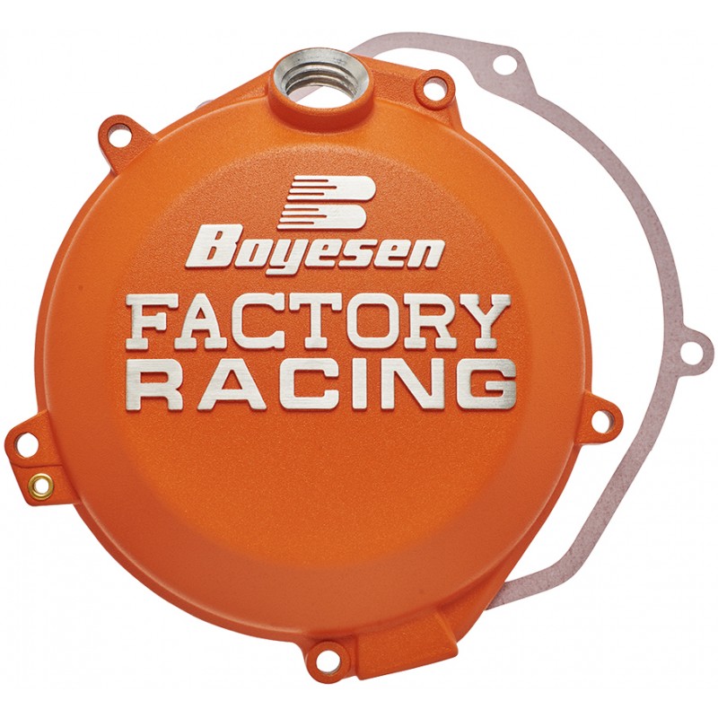 Factory Racing капак съединител KTM SX125-150 16-22, EXC150 22-23; Husqvarna TC125 16-22 оранжев