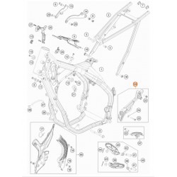 Предпазител за преден зъбак OEM KTM EXC250-300 17-23, SX250 17-22; Husqvarna TE250-300 18-23, TC250 17-22; Gas Gas