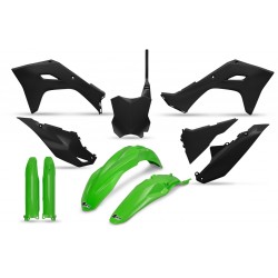 Комплект пластмаси KAWASAKI KX250F 25-26, KX450F 24-26 ЧЕРЕН