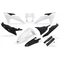 Комплект пластмаси KTM EXC-F250-501 24-25, EXC150/250 24-25, EXC300 24-25 БЯЛ