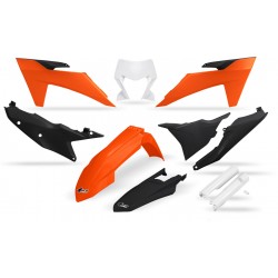 Комплект пластмаси KTM EXC-F250-501 24-25, EXC150/250 24-25, EXC300 24-25 ОРАНЖЕВ