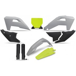 Комплект пластмаси HUSQVARNA TC125-300, FC250-450, TX/FX 23-27 СИВ