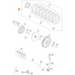 Комплект съединител OEM KTM SX-F250 16-18; Husqvarna FC250 16-18