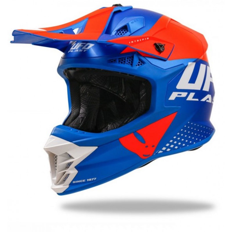 Каска Intrepid Blue/Orange Matt