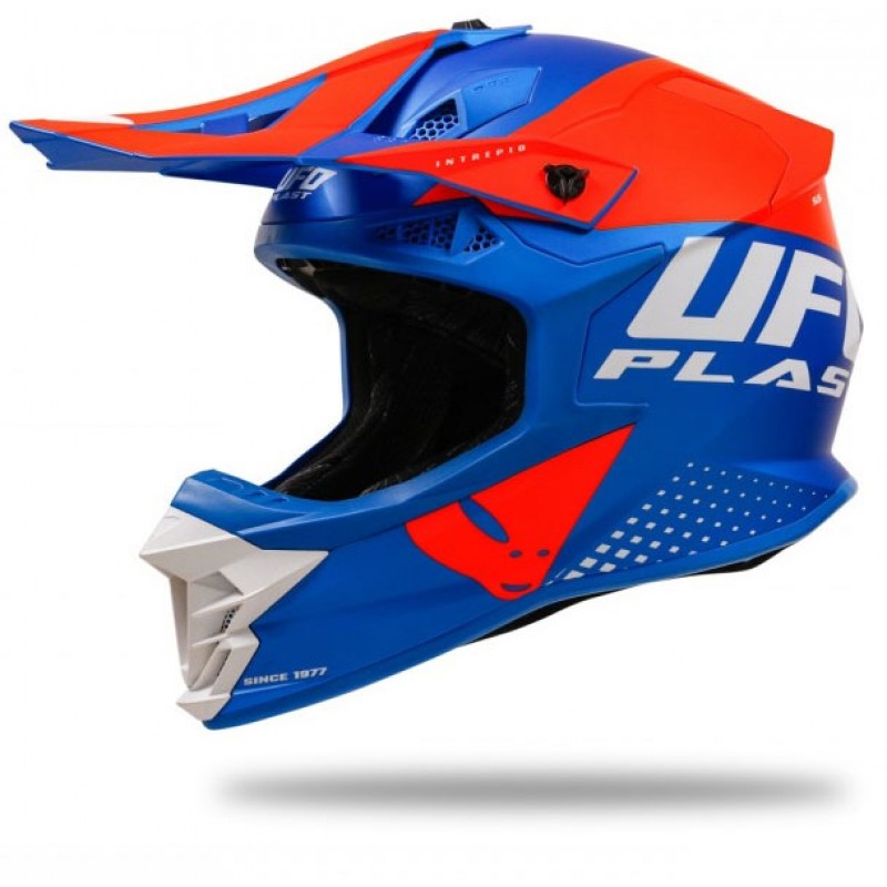 Каска Intrepid Blue/Orange Matt