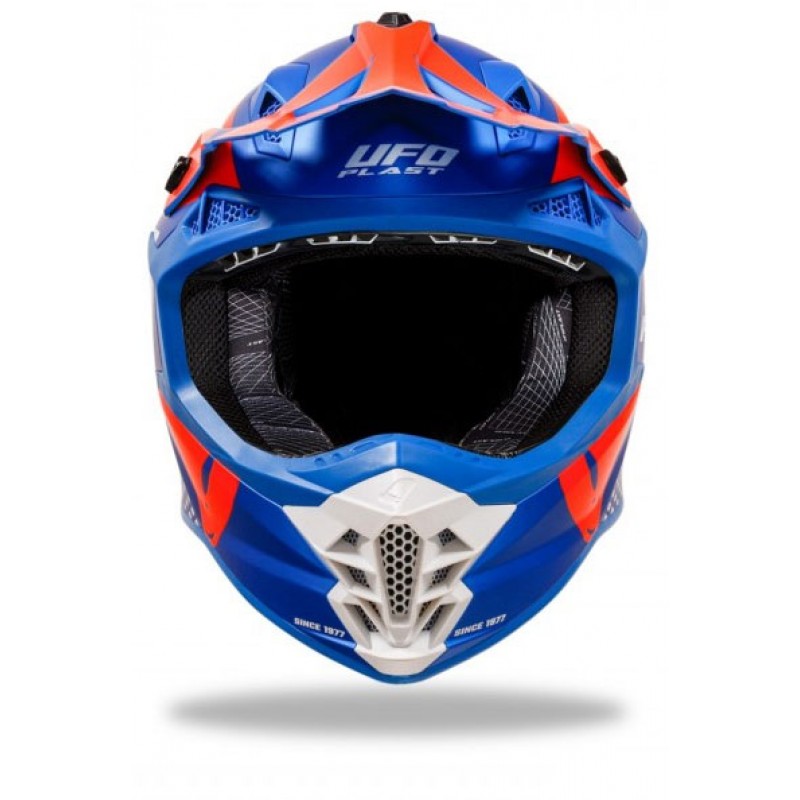 Каска Intrepid Blue/Orange Matt