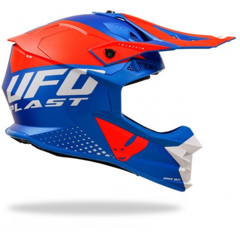 Каска Intrepid Blue/Orange Matt