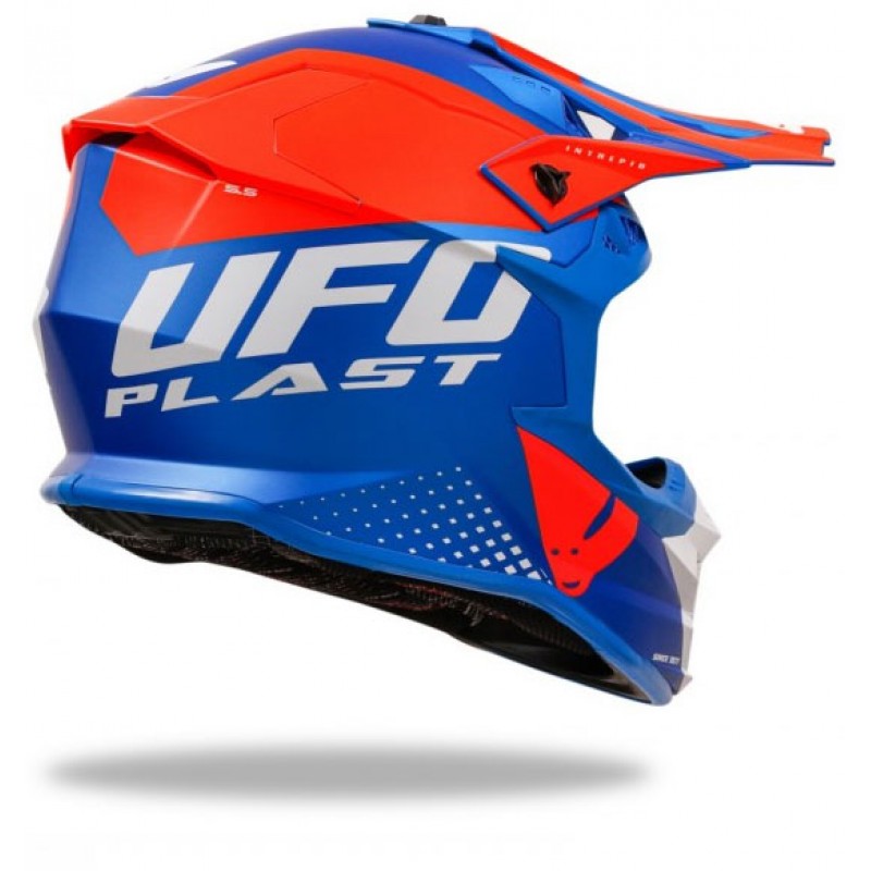 Каска Intrepid Blue/Orange Matt