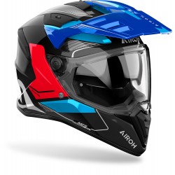 Каска Bandit Tune Blue Red Gloss