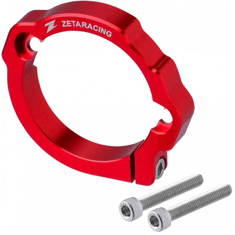 Протектор за фланеца на ауспуха KTM EXC250/300 17-27, SX250 17-27; HUSQVARNA TE250/300 17-27, TC250 17-27 ЧЕРВЕН