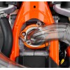 Протектор за фланеца на ауспуха KTM EXC250/300 17-27, SX250 17-27; HUSQVARNA TE250/300 17-27, TC250 17-27 ЧЕРВЕН