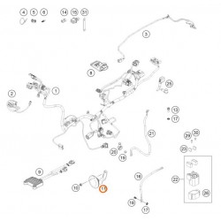 Клаксон OEM KTM EXC/EXC-F 20-27; HUSQVARNA FE/TE 20-27; GAS GAS EC 21-27