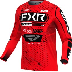 Детска тениска Podium MX25 Red Black
